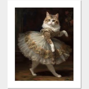 Ballet Cat 4 Posters and Art